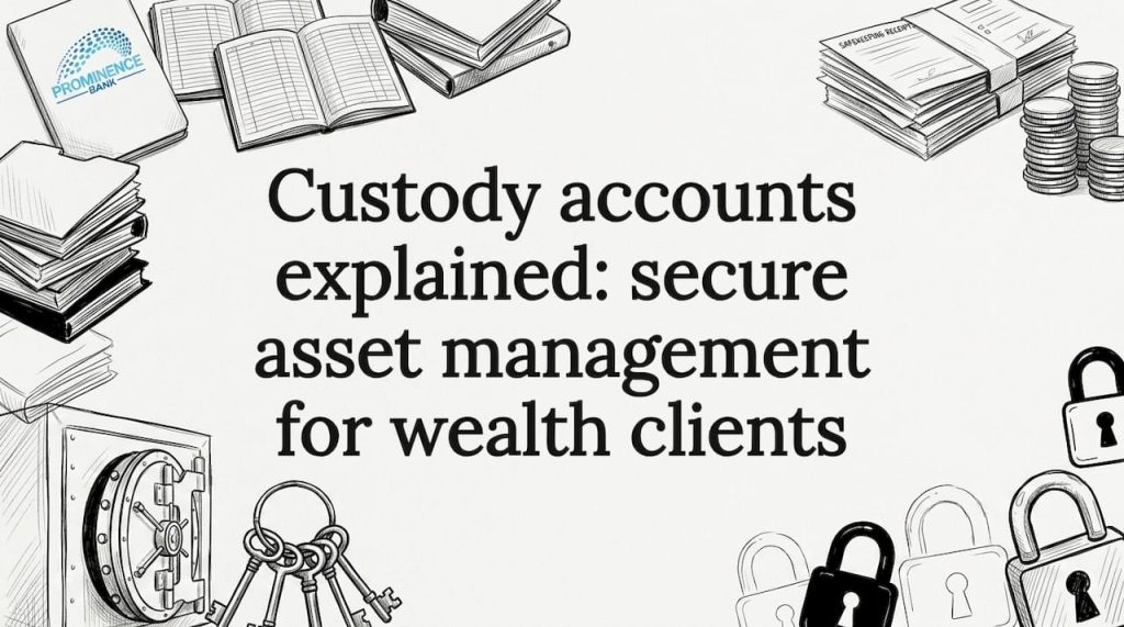 Decorative custody asset themed title card