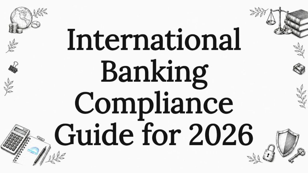 Decorative professional banking compliance title card