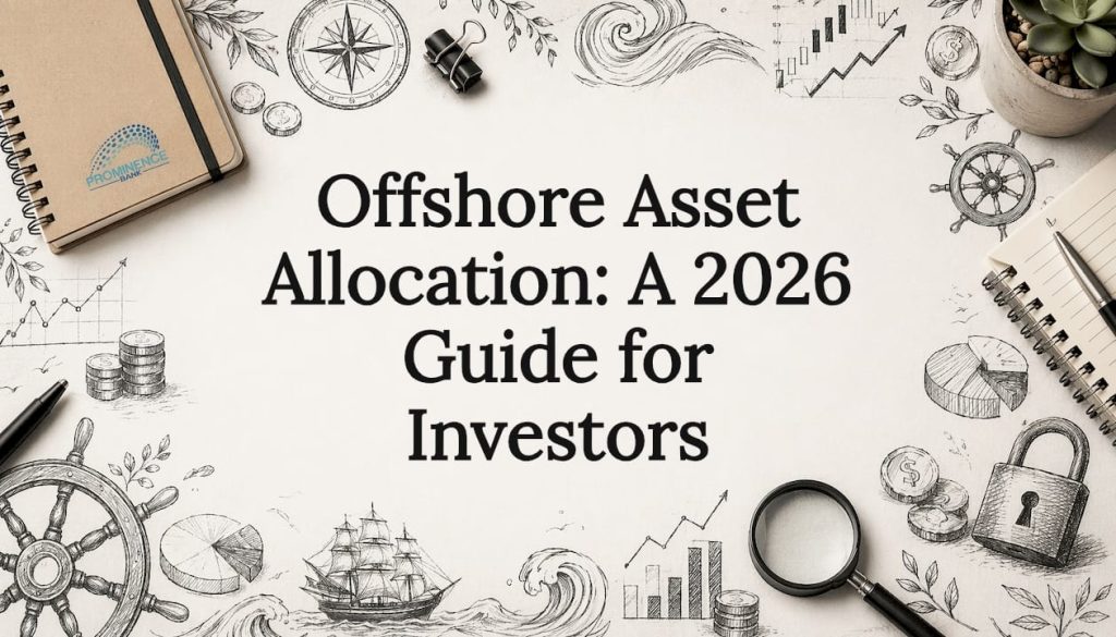 Decorative title card illustration for offshore asset allocation