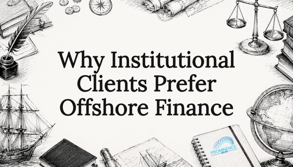 Decorative title card illustration with finance-themed sketches