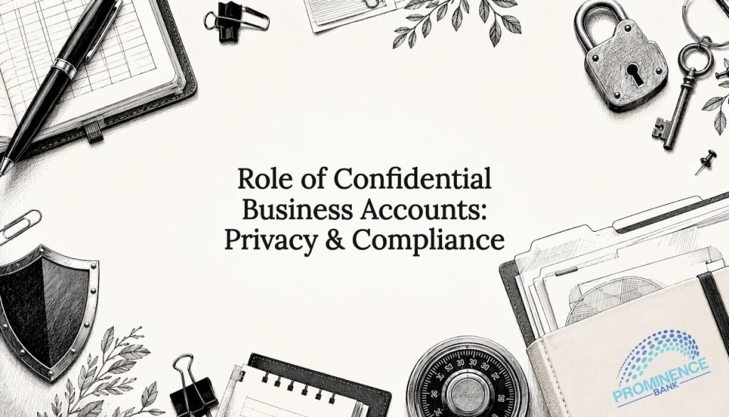 Decorative title card illustration for confidentiality article