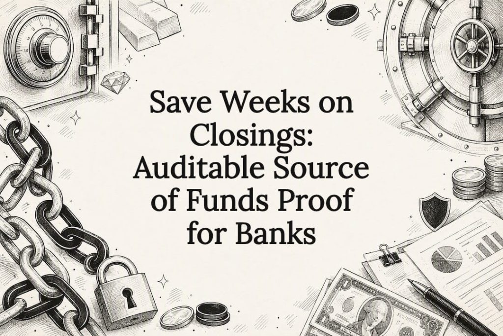 Decorative finance and banking illustration frame