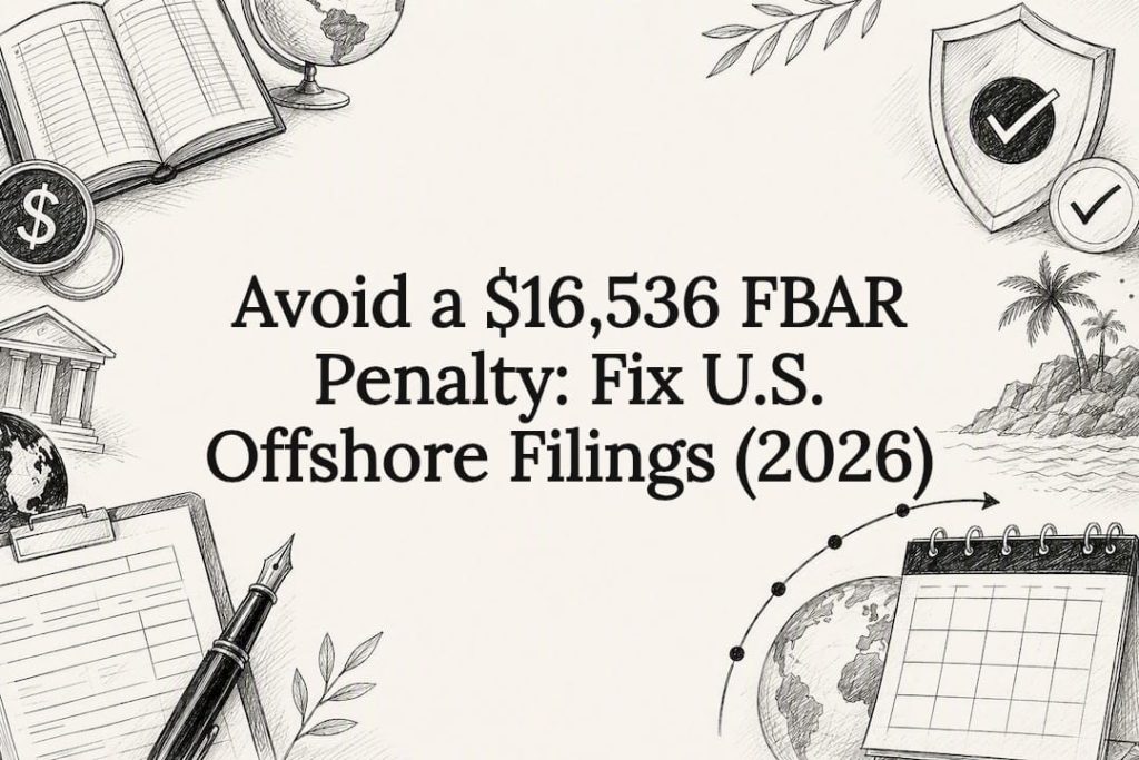 Decorative FBAR filing title card